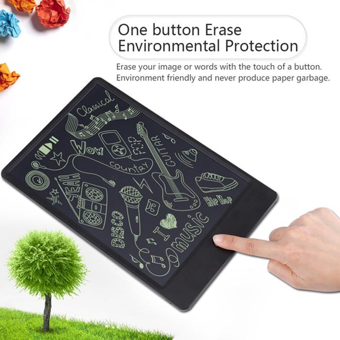 Business Note Pad 10 Inch LCD With Lock Button Hand-Writing Tablet Magnet Epaper