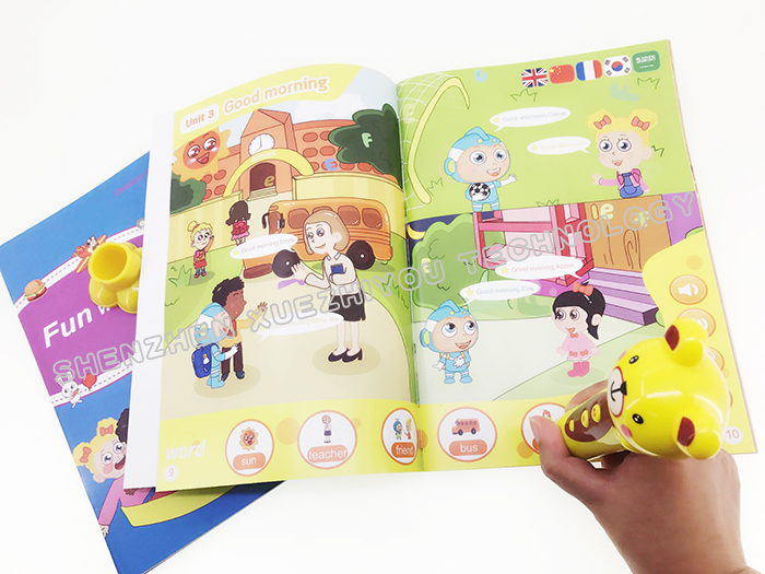 Muliti-languages Learning Toy Smart Reader functional talking pen MP3 Player and Recording Educational Machine OEM ODM Supplier