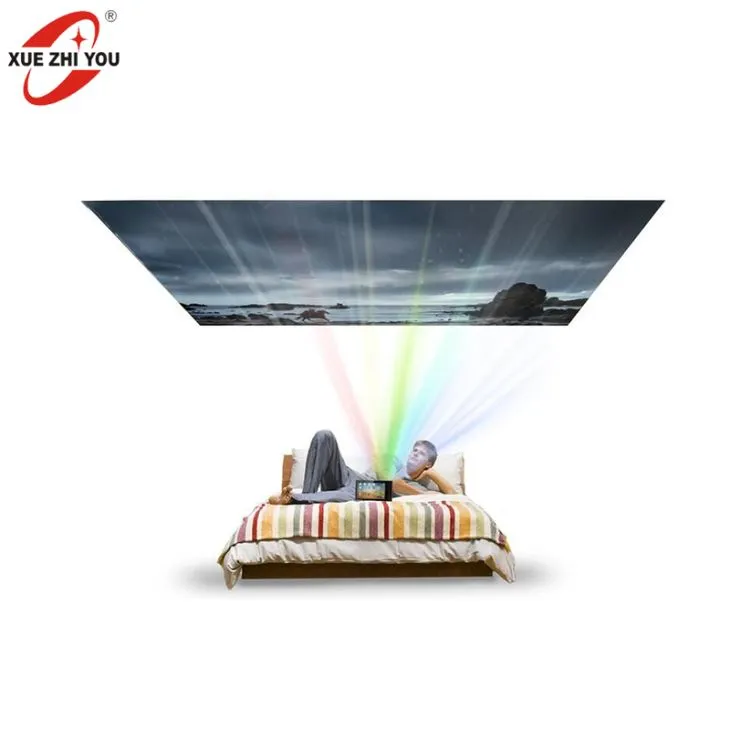 Tủ Mini Android Wifi Máy chiếu Máy chiếu Rạp chiếu Rạp hát gia đình 60LM RK3188