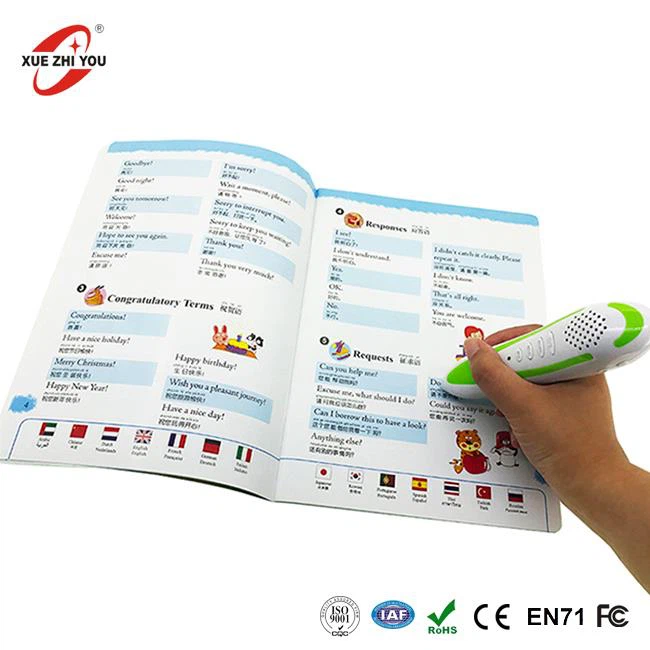 Kids English Sound Book Talking Pen Tây Ban Nha