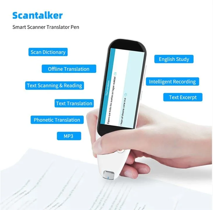 Bút dịch máy quét ngôn ngữ giọng nói mới